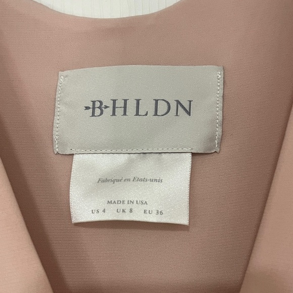 Anthropologie BHLDN Blush Pink Mendoza Maxi Dress NWT Sz 4 - Picture 5 of 16